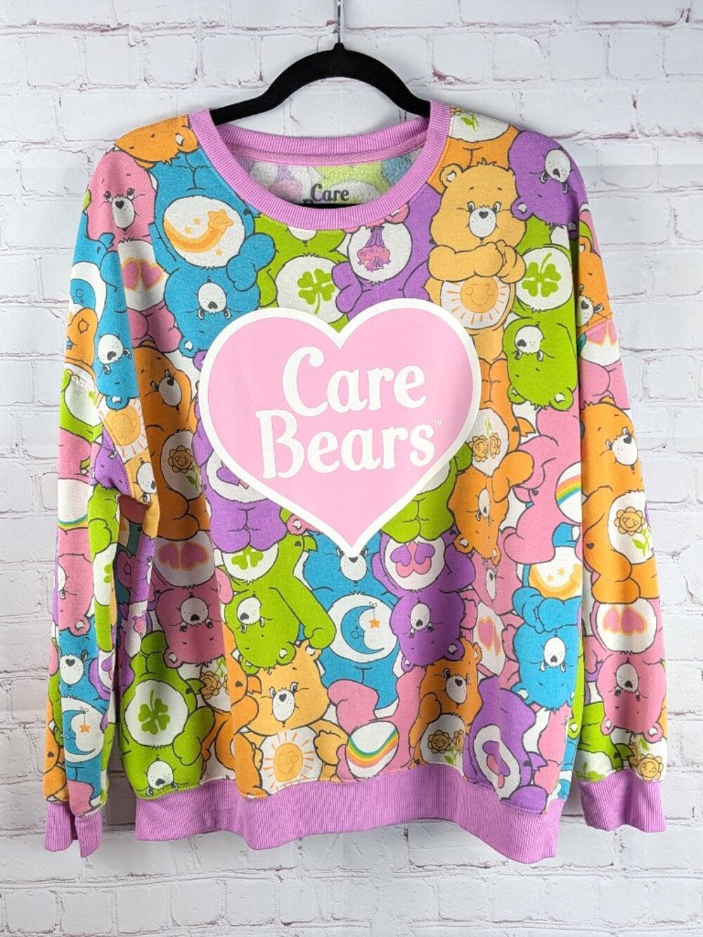 Care Bears Multicolor Fleece-lined Sweatshirt L